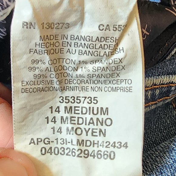 Lee Sinfully Soft Medium Wash Boot Cut Jeans Size 14 Medium - Picture 7 of 14